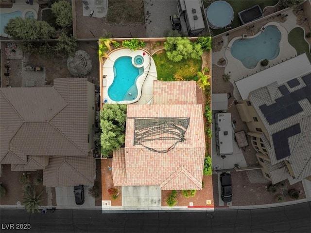 8929 Monte Oro Dr, Las Vegas, NV 89131 - view of property location with property parcel outlined