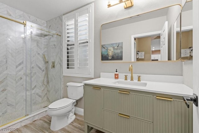 8929 Monte Oro Dr, Las Vegas, NV 89131 - bathroom with vanity and a stall shower
