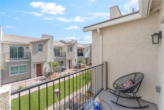 2620 Canary Yellow Ct, North Las Vegas, NV 89086 - balcony with a residential view