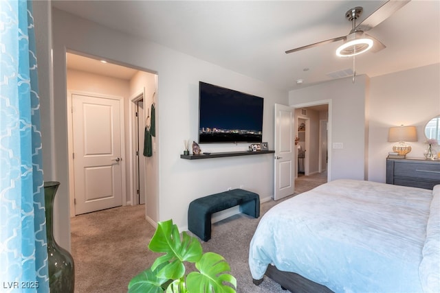 2620 Canary Yellow Ct, North Las Vegas, NV 89086 - bedroom featuring carpet flooring and a ceiling fan