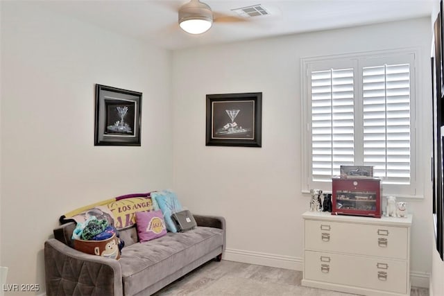 11240 Romette Ct, Las Vegas, NV 89141 - living area featuring baseboards and light colored carpet