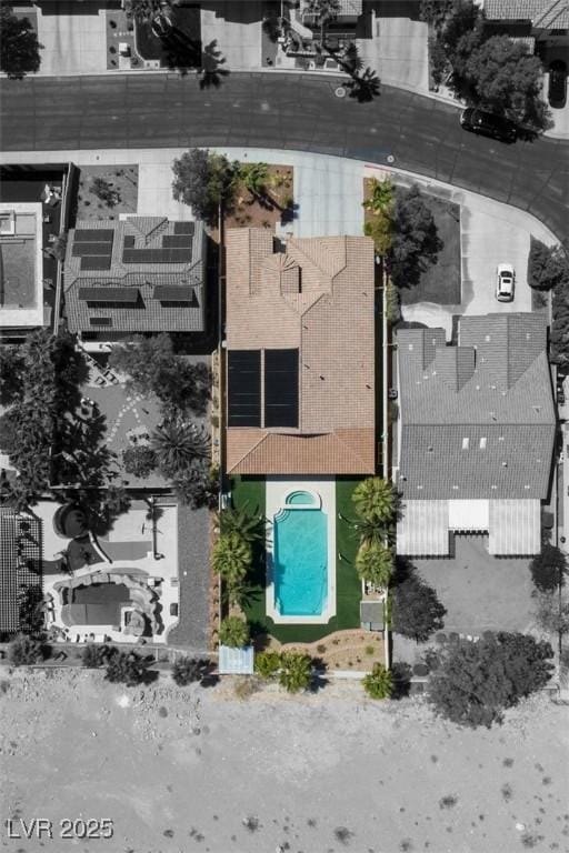 11240 Romette Ct, Las Vegas, NV 89141 - drone / aerial view of a pool