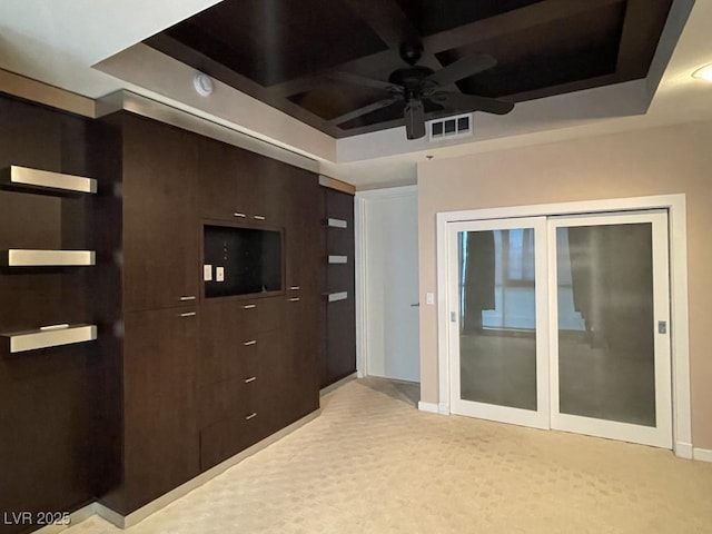 4575 Dean Martin Dr Unit 705, Las Vegas, NV 89103 - interior space featuring coffered ceiling and light colored carpet