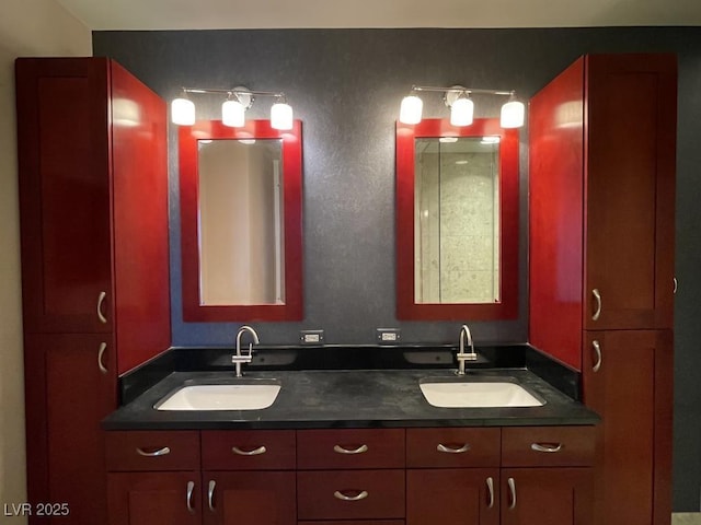 4575 Dean Martin Dr Unit 705, Las Vegas, NV 89103 - full bathroom with double vanity