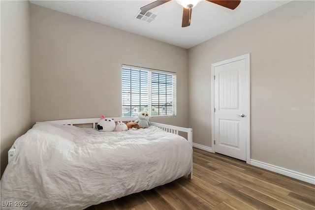176 Dunblane St, Henderson, NV 89012 - bedroom featuring wood finished floors and ceiling fan
