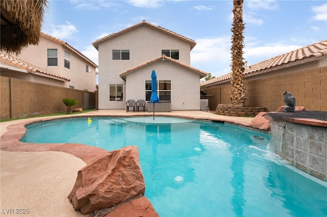 2064 Spiers Ave, Las Vegas, NV 89183 - view of swimming pool with a fenced backyard and a patio area