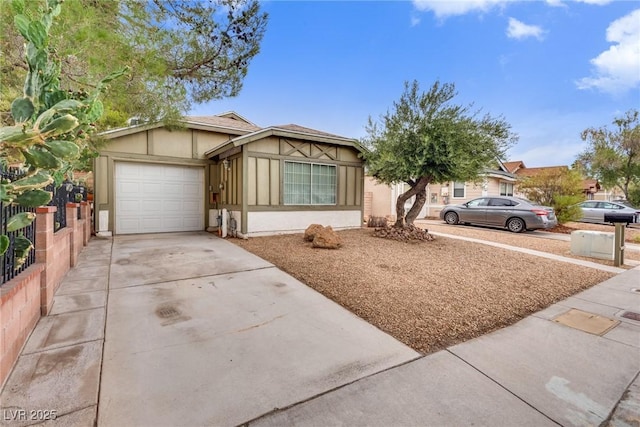 4630 Pratt Way, Las Vegas, NV 89147 - view of front facade with concrete driveway and a garage