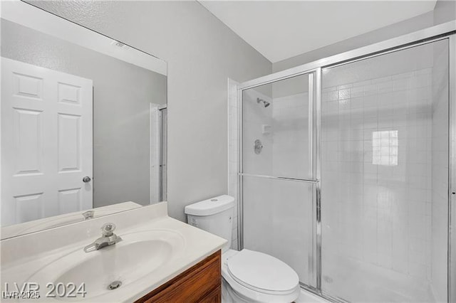 5576 W Rochelle Ave Unit 9C, Las Vegas, NV 89103 - bathroom with vanity and a stall shower