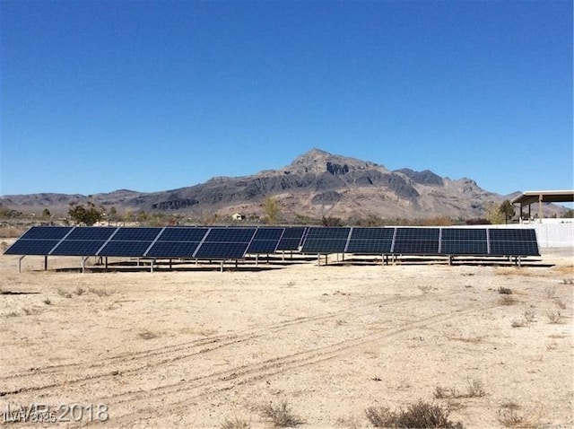 1710 N Murphy St, Pahrump, NV 89060 - view of yard featuring a mountain view and a view of countryside