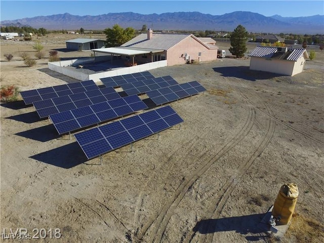 1710 N Murphy St, Pahrump, NV 89060 - aerial view of a mountain backdrop