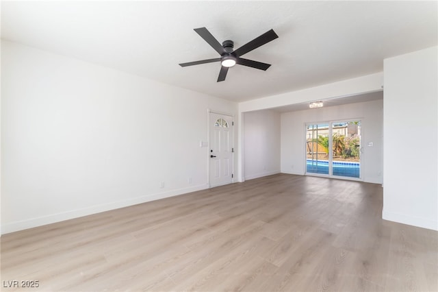 2 Utah Way, Henderson, NV 89015 - unfurnished room with light wood finished floors and ceiling fan
