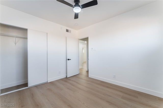 2 Utah Way, Henderson, NV 89015 - unfurnished bedroom with wood finished floors, a closet, and ceiling fan