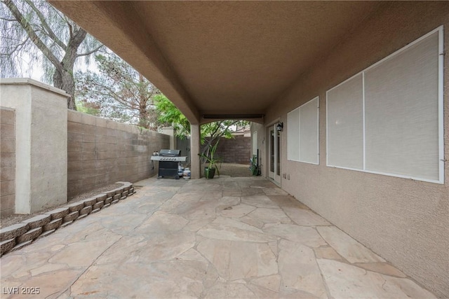 1598 Cowboy Chaps Pl, Henderson, NV 89002 - fenced backyard featuring area for grilling and a patio