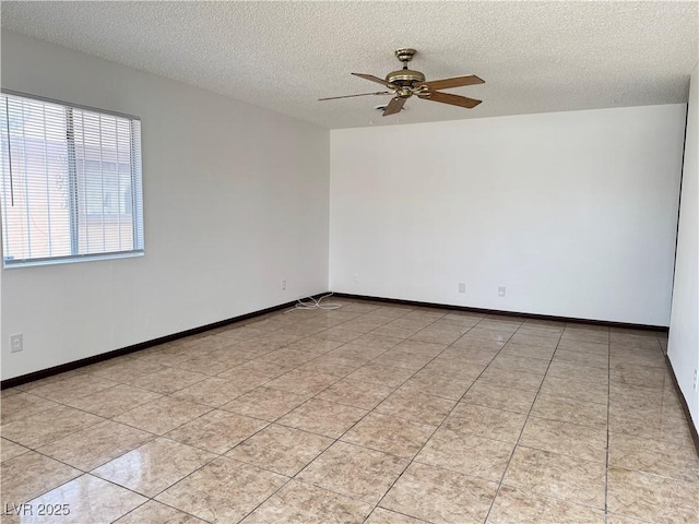 4303 Paramount St, Las Vegas, NV 89115 - empty room with a textured ceiling and ceiling fan