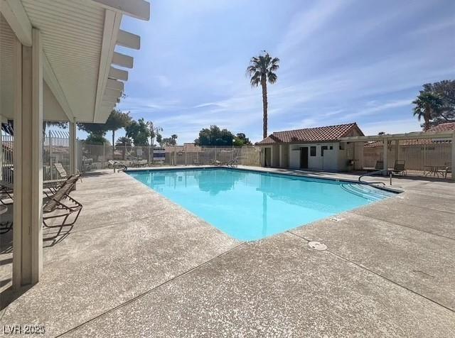 640 Thornewood Pl, Las Vegas, NV 89123 - community pool with a patio area