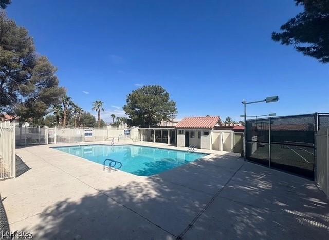 640 Thornewood Pl, Las Vegas, NV 89123 - community pool featuring a patio