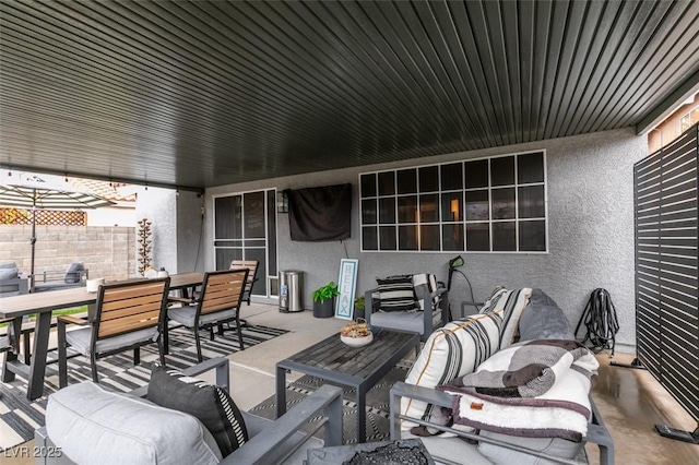 640 Thornewood Pl, Las Vegas, NV 89123 - view of patio with outdoor dining area