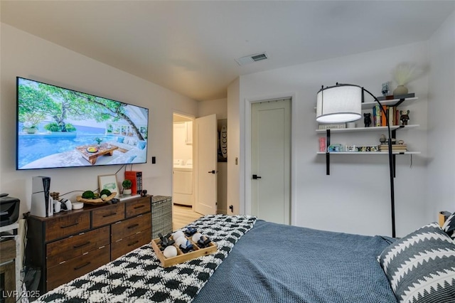 640 Thornewood Pl, Las Vegas, NV 89123 - bedroom featuring washer / clothes dryer