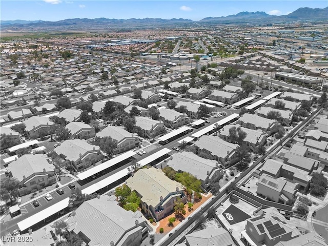 5710 E Tropicana Ave Unit 1184, Las Vegas, NV 89122 - aerial view of residential area with a mountain backdrop