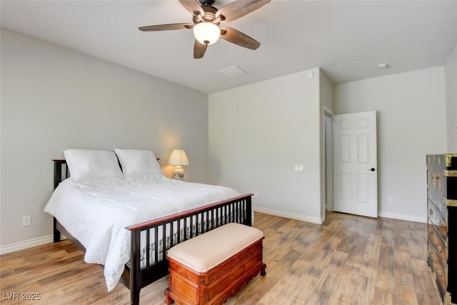2766 Mintlaw Ave, Henderson, NV 89044 - bedroom featuring light wood-style flooring and a ceiling fan