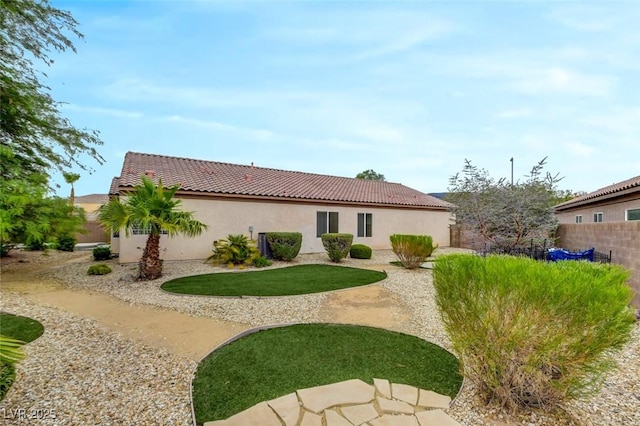 2766 Mintlaw Ave, Henderson, NV 89044 - back of house with stucco siding and a tiled roof