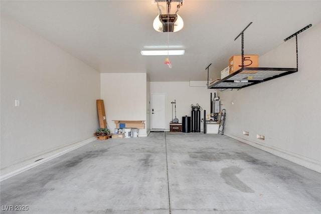 2766 Mintlaw Ave, Henderson, NV 89044 - garage with water heater and a garage door opener