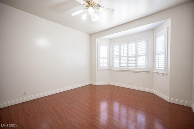 8925 Wild Creek Ct, Las Vegas, NV 89117 - unfurnished room featuring wood finished floors and a ceiling fan