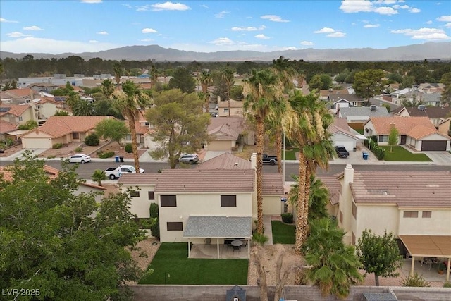 2344 Valleywood St, Henderson, NV 89014 - aerial perspective of suburban area with a mountainous background