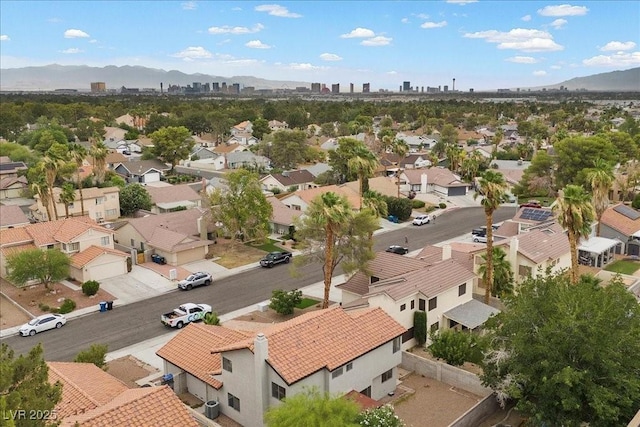 2344 Valleywood St, Henderson, NV 89014 - aerial view of residential area with a mountainous background
