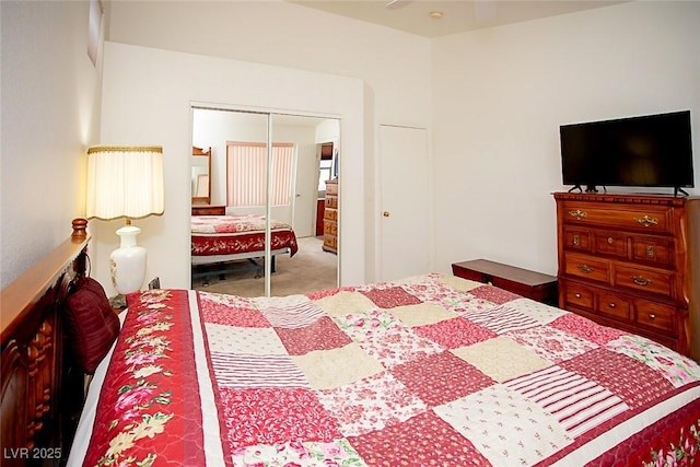 6249 Halehaven Dr, Las Vegas, NV 89110 - carpeted bedroom with a closet