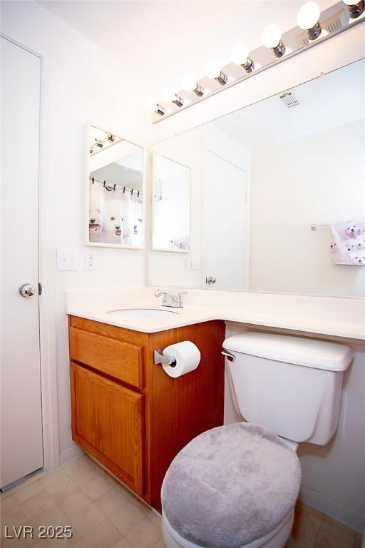 6249 Halehaven Dr, Las Vegas, NV 89110 - full bath featuring vanity and toilet