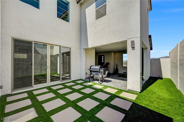 2670 Skylark Trail St, Henderson, NV 89044 - fenced backyard featuring a patio area