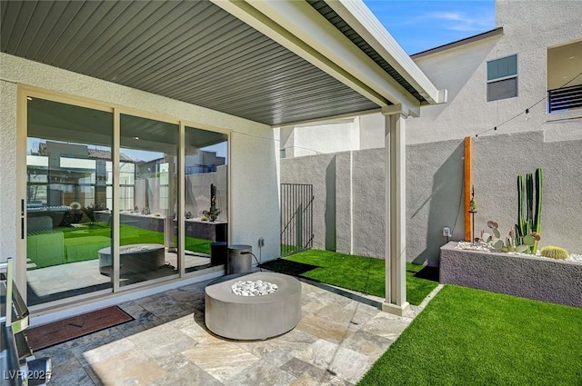 2670 Skylark Trail St, Henderson, NV 89044 - fenced backyard featuring a patio