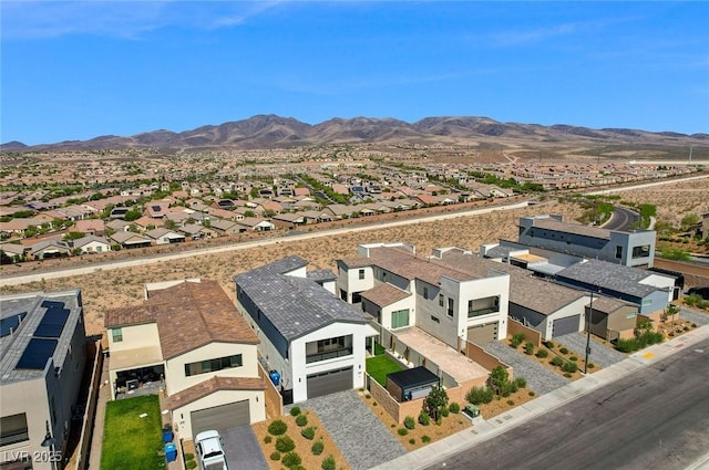 2670 Skylark Trail St, Henderson, NV 89044 - aerial view of residential area with mountains