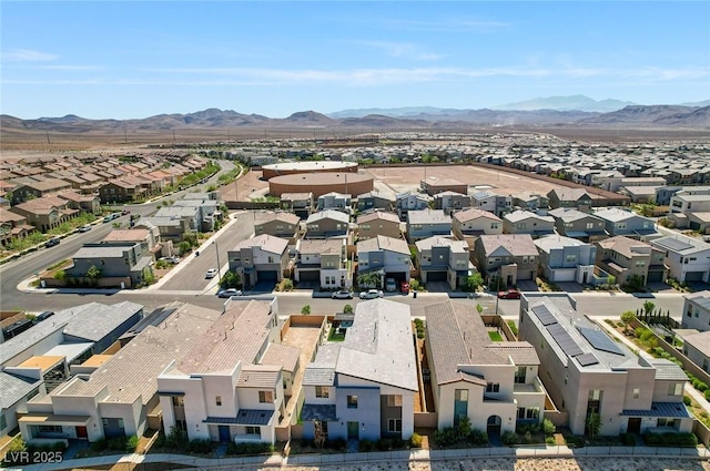 2670 Skylark Trail St, Henderson, NV 89044 - aerial view of residential area with a mountainous background