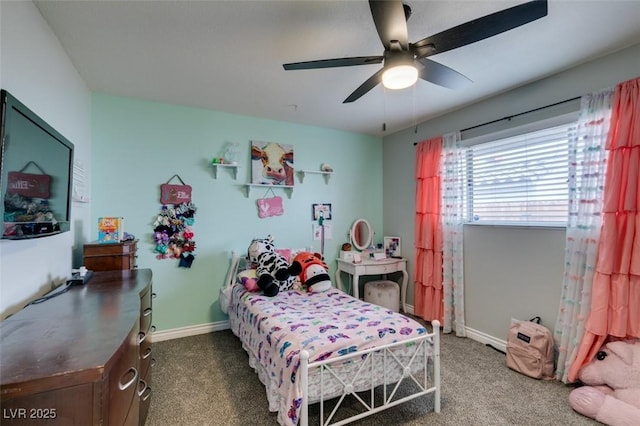 1705 Ivanhoe Way, Las Vegas, NV 89102 - bedroom with carpet floors and ceiling fan