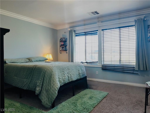 3009 Austin Pale Ave, North Las Vegas, NV 89081 - bedroom featuring carpet and crown molding