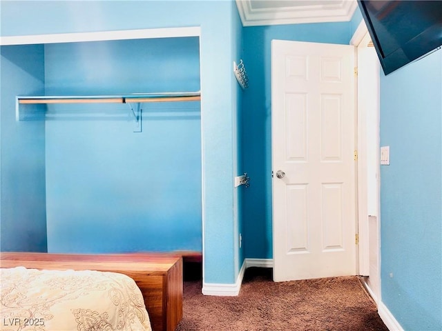 3009 Austin Pale Ave, North Las Vegas, NV 89081 - carpeted bedroom with a closet and crown molding