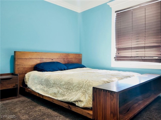 3009 Austin Pale Ave, North Las Vegas, NV 89081 - carpeted bedroom featuring ornamental molding
