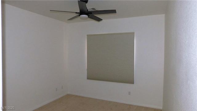 2587 Mizzoni Cir, Henderson, NV 89052 - empty room featuring a ceiling fan and light colored carpet