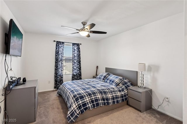 5246 Belmont Mill Ct, Las Vegas, NV 89122 - carpeted bedroom featuring baseboards and ceiling fan