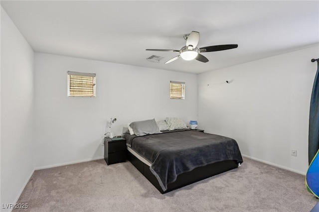 5246 Belmont Mill Ct, Las Vegas, NV 89122 - carpeted bedroom with a ceiling fan and baseboards