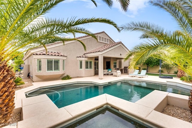 5681 Exotic Rosette Ave, Las Vegas, NV 89139 - outdoor pool featuring a patio area