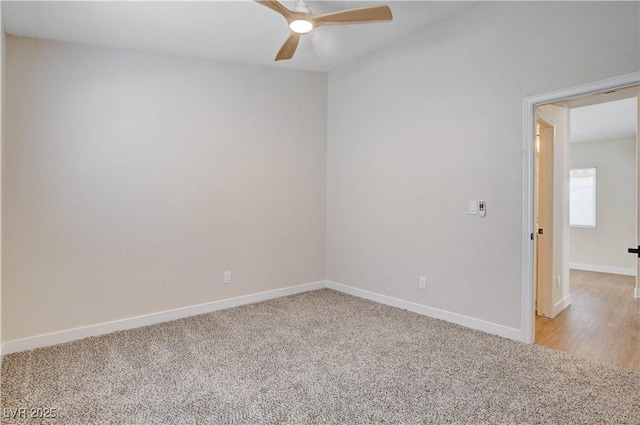 1005 Transom Dr, Las Vegas, NV 89128 - spare room with ceiling fan and light carpet