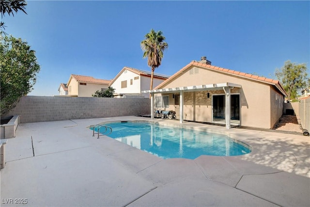 1005 Transom Dr, Las Vegas, NV 89128 - view of pool featuring a patio and a fenced backyard