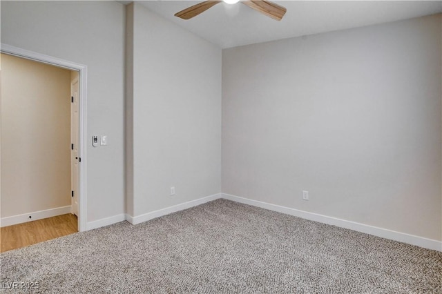 1005 Transom Dr, Las Vegas, NV 89128 - spare room featuring ceiling fan and light colored carpet