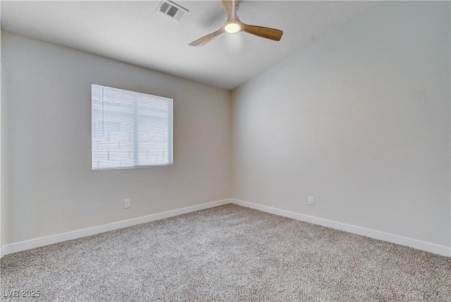 1005 Transom Dr, Las Vegas, NV 89128 - carpeted empty room featuring ceiling fan and baseboards