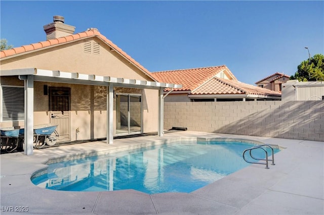 1005 Transom Dr, Las Vegas, NV 89128 - view of swimming pool with a patio area