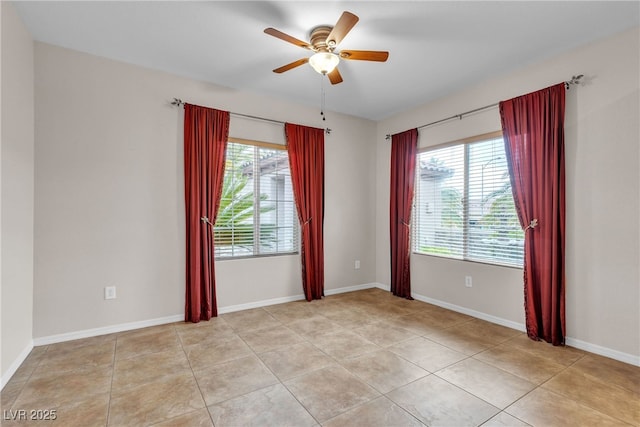 2244 Savannah River St, Henderson, NV 89044 - empty room featuring ceiling fan and light tile patterned flooring