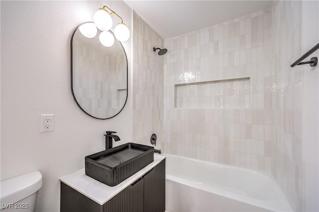 516 Donner St, Las Vegas, NV 89107 - bathroom featuring bathtub / shower combination and vanity